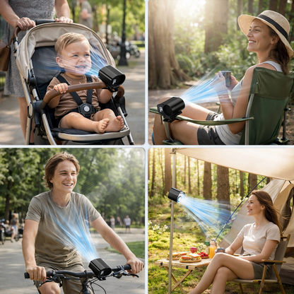 FrostyClip™ Portable Clip-On Cooling Fan